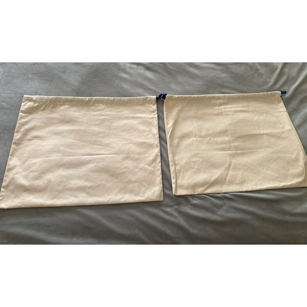 LOUIS VUITTON DUST BAGS DRAWSTRING 19x15 19x15.5 DRAWSTRING LOT OF 2